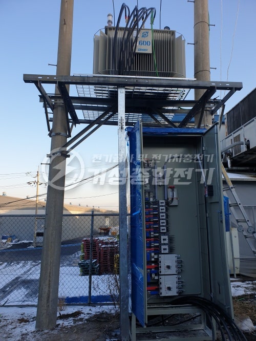 H변대 600kVA 변압기 수변전 설비 공사 시공 사진 19