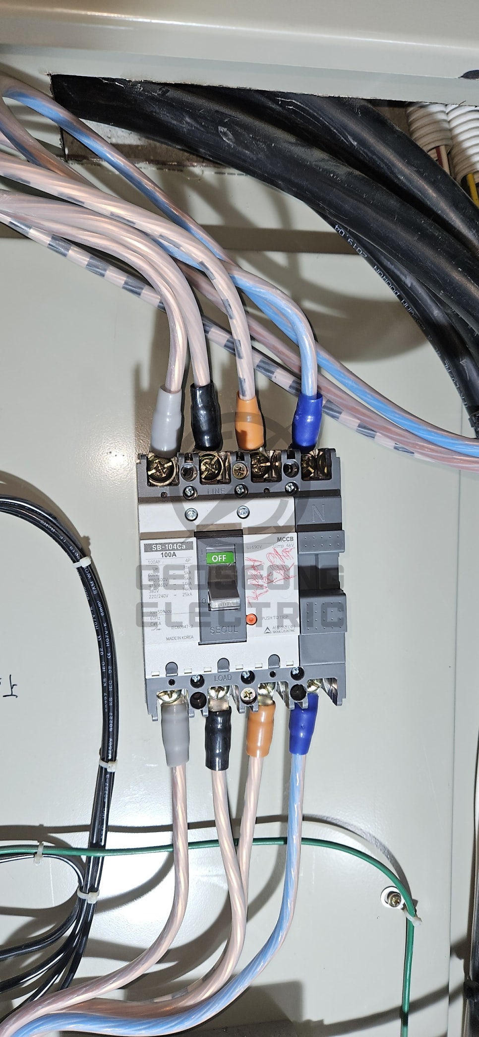 공장 고압 모자분리 290kW 공사 시공 사진 15