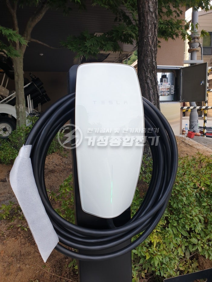 곤지암 리조트 테슬라 데스티네이션 차저 설치 공사 시공 사진 13