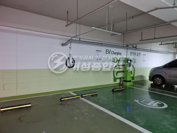 곤지암 리조트 테슬라 데스티네이션 차저 설치 공사 시공 사진 14