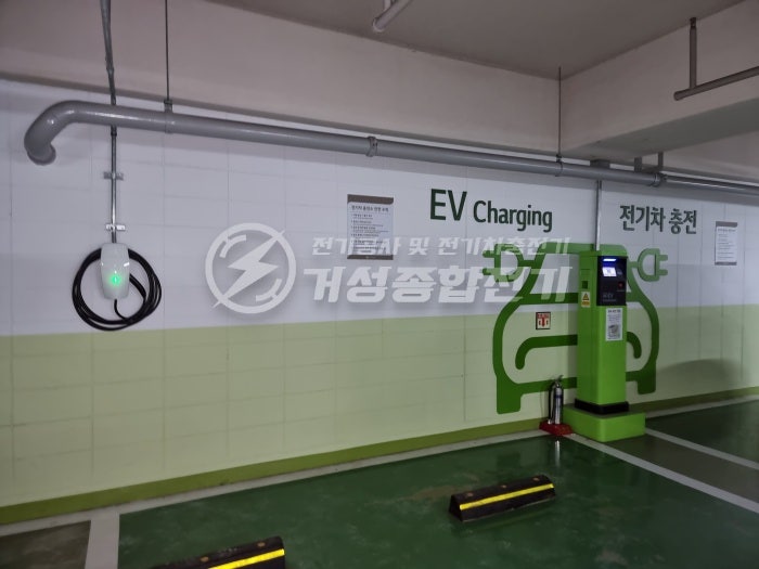 곤지암 리조트 테슬라 데스티네이션 차저 설치 공사 시공 사진 15