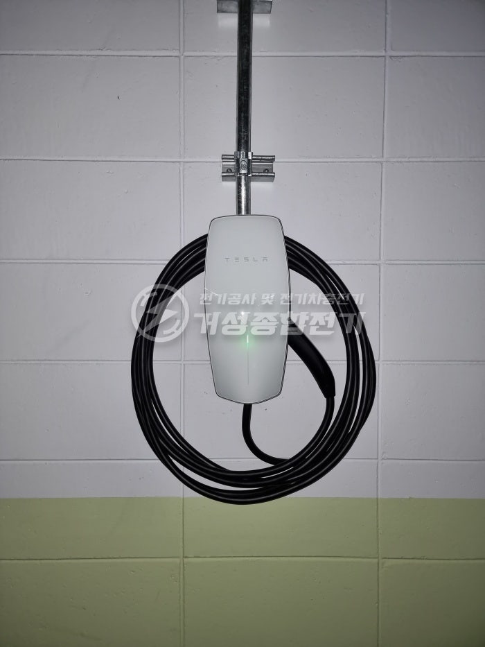 곤지암 리조트 테슬라 데스티네이션 차저 설치 공사 시공 사진 5