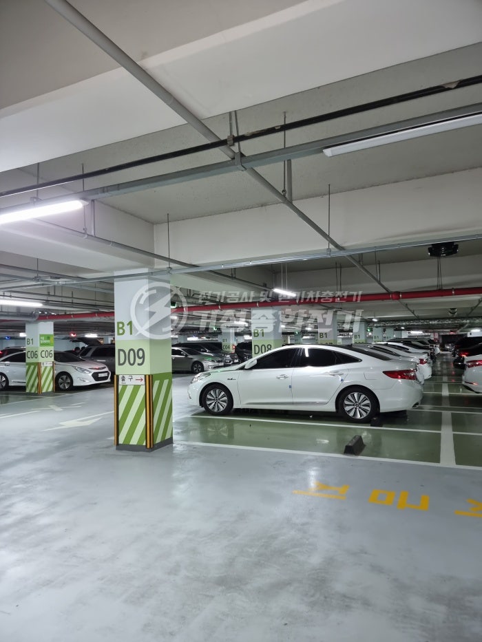 곤지암 리조트 테슬라 데스티네이션 차저 설치 공사 시공 사진 7