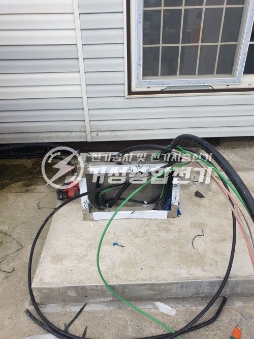 전기차 비공용 급속충전기 설치 공사 시공 사진 17