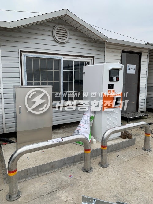 전기차 비공용 급속충전기 설치 공사 시공 사진 21