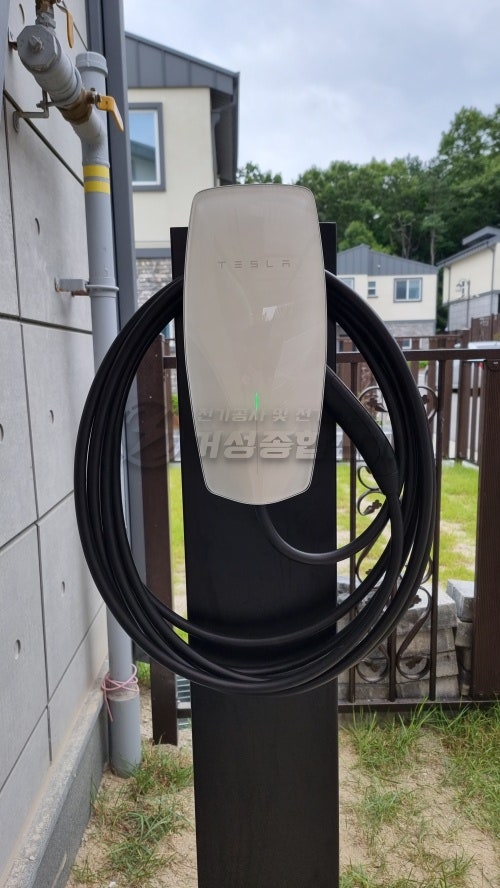 여주시 타운하우스 테슬라 월커넥터 설치 공사 시공 사진 15