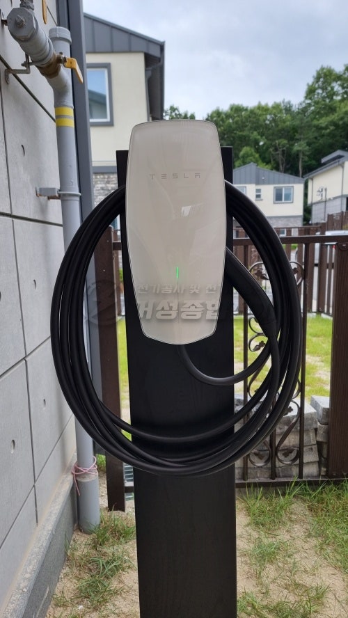 여주시 타운하우스 테슬라 월커넥터 설치 공사 시공 사진 16