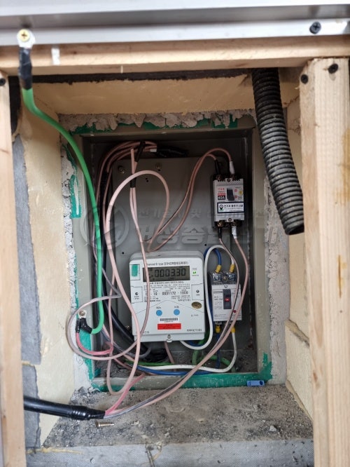 남양주 단독주택 테슬라 월커넥터 설치 공사 시공 사진 4