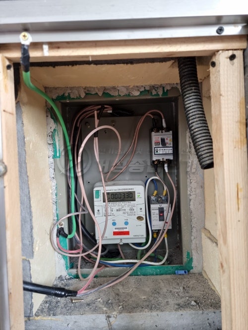 남양주 단독주택 테슬라 월커넥터 설치 공사 시공 사진 5