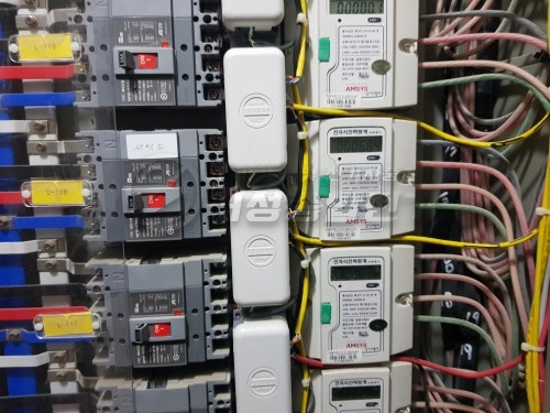 무인세탁소 한전 모자분리 계량기 설치 공사 시공 사진 4