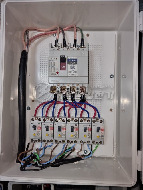 충남 태안 풀빌라 펜션 전기 증설 공사 시공 사진 10