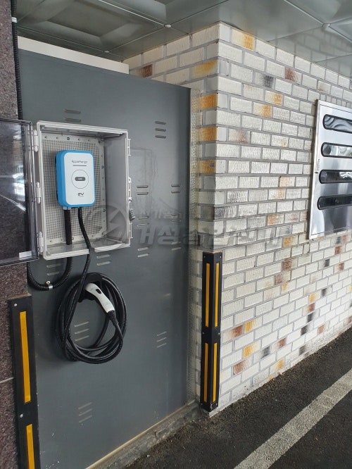 다세대주택 EV6 전기차 충전기 설치 공사 시공 사진 13