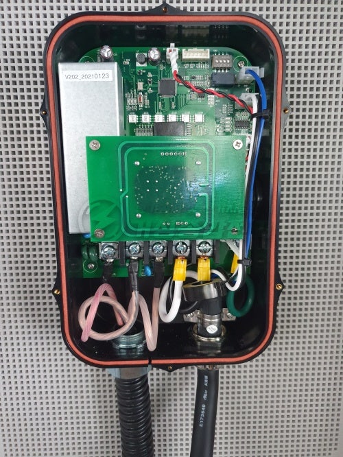 다세대주택 EV6 전기차 충전기 설치 공사 시공 사진 9