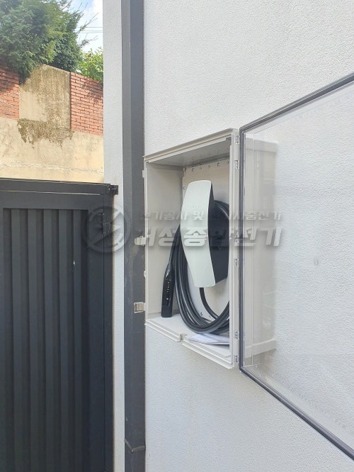 용산 단독주택 테슬라 월커넥터 설치 공사 시공 사진 12