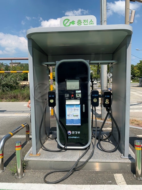 전기차 급속충전기 설치 공사 시공 사진 15