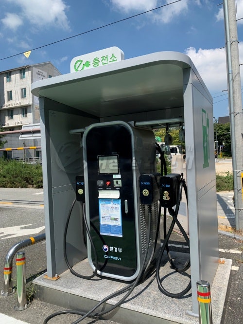 전기차 급속충전기 설치 공사 시공 사진 19