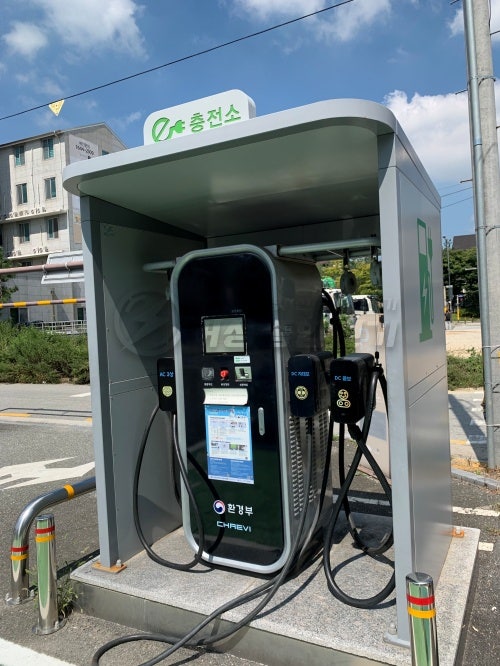 전기차 급속충전기 설치 공사 시공 사진 20