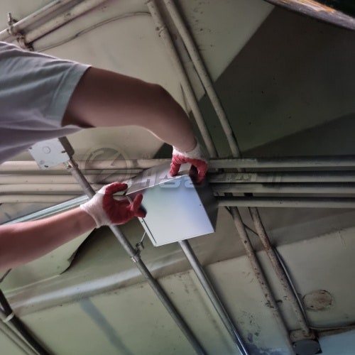 삼성카드 본사 EV충전기 테슬라 월커넥터 설치 공사 시공 사진 11