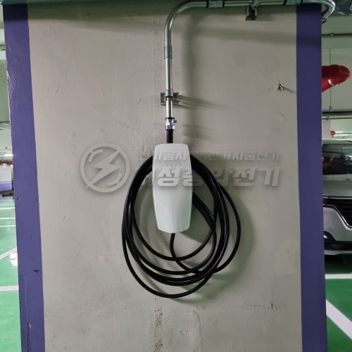 삼성카드 본사 EV충전기 테슬라 월커넥터 설치 공사 시공 사진 19