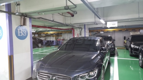 삼성카드 본사 EV충전기 테슬라 월커넥터 설치 공사 시공 사진 3