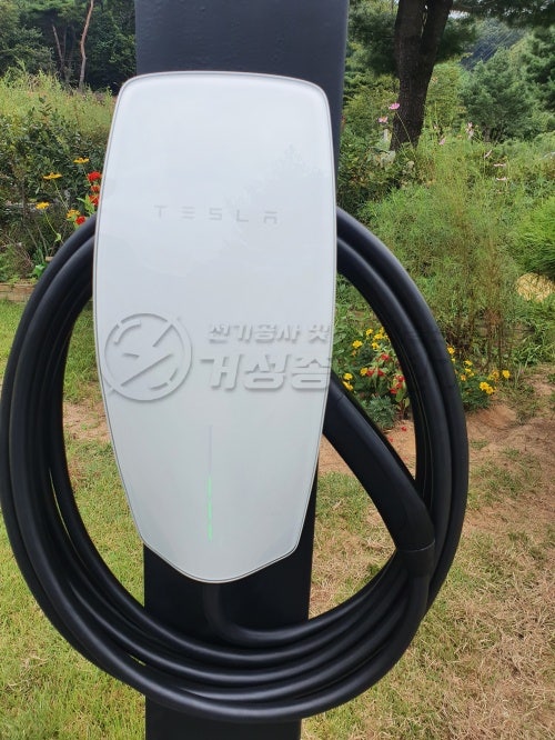 안성 단독주택 테슬라 월커넥터 설치 공사 시공 사진 15