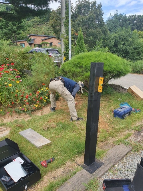 안성 단독주택 테슬라 월커넥터 설치 공사 시공 사진 5