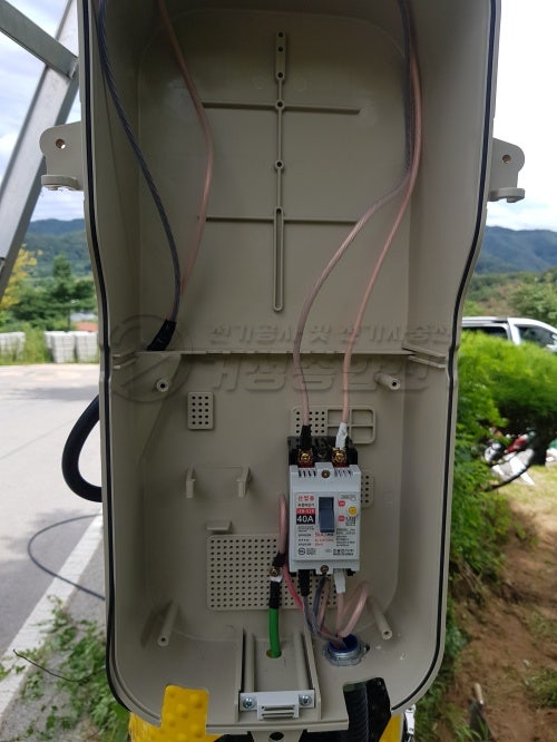 안성 단독주택 테슬라 월커넥터 설치 공사 시공 사진 9