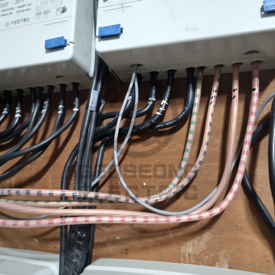 상가 한전 계량기 분리 공사 시공 사진 3