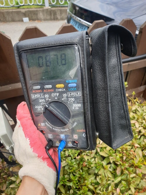 용인 단독주택 테슬라 월커넥터 설치 공사 시공 사진 10