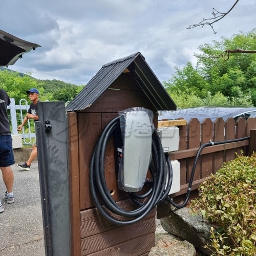 용인 단독주택 테슬라 월커넥터 설치 공사 시공 사진 24