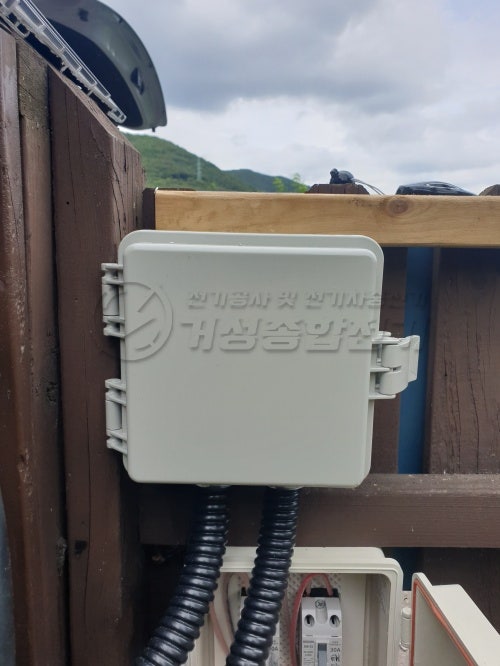 용인 단독주택 테슬라 월커넥터 설치 공사 시공 사진 8