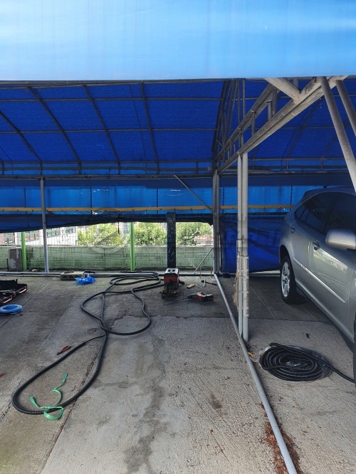 이태원동 테슬라 월커넥터 스탠드 설치 공사