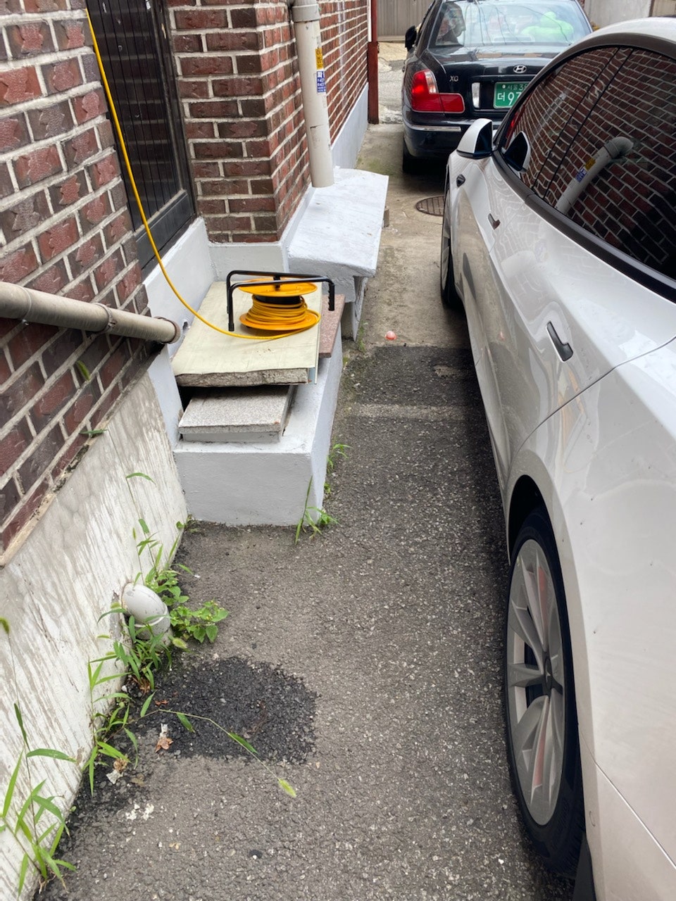 다세대주택 테슬라 월커넥터 설치 공사 시공 사진 10