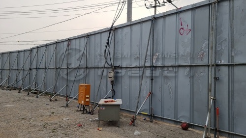 화성시 건축현장 세륜기 임시전기 계량기 설치 공사 시공 사진 13