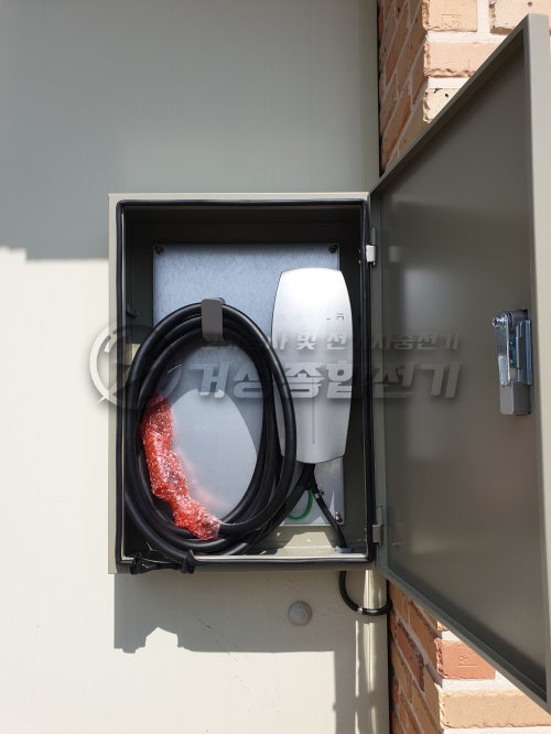 용인 단독주택 테슬라 월커넥터 설치 공사 시공 사진 8