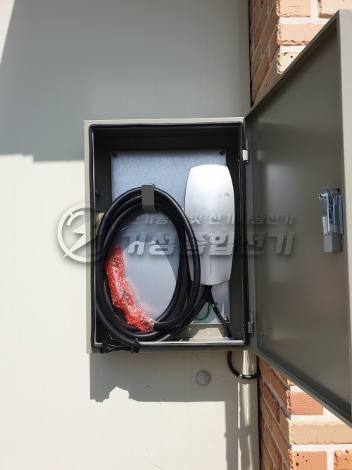 용인 단독주택 테슬라 월커넥터 설치 공사 시공 사진 9