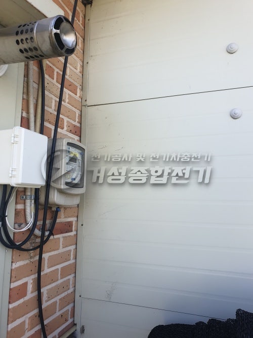 용인 단독주택 테슬라 월커넥터 설치 공사 시공 사진 2