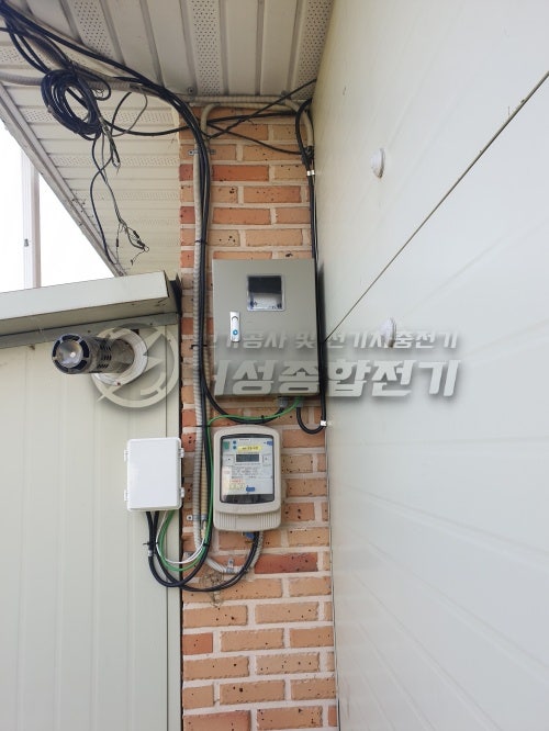 용인 단독주택 테슬라 월커넥터 설치 공사 시공 사진 4