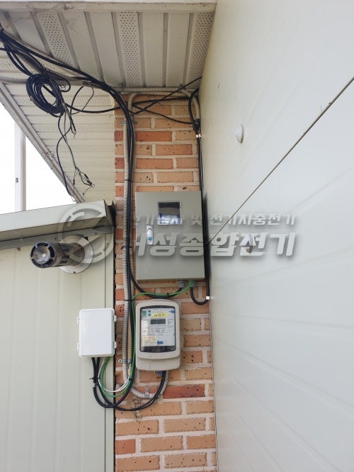 용인 단독주택 테슬라 월커넥터 설치 공사 시공 사진 5