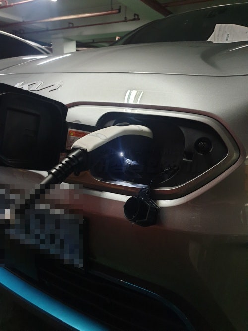 경찰서 관공서 전기차 충전기 설치 공사 시공 사진 26