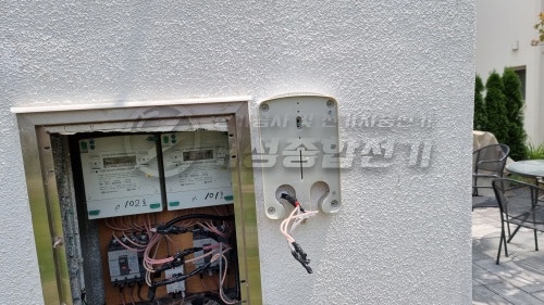 성남 단독주택 테슬라 월커넥터 설치 공사 시공 사진 9