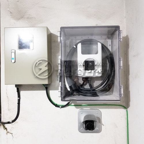 동작구 빌라 EV충전기 설치 공사 시공 사진 10