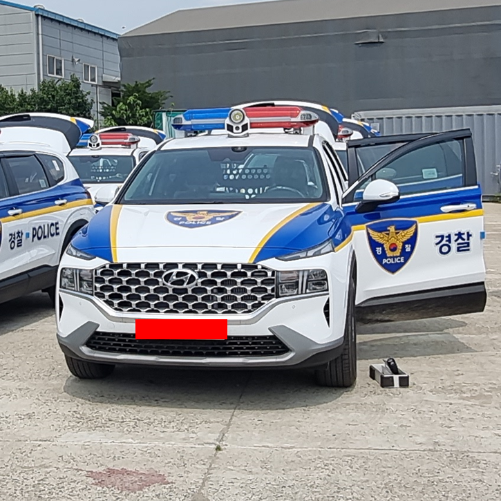 관공서 전기차 충전기 2채널 설치 공사 시공 사진 4