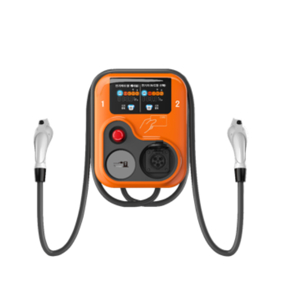 관공서 전기차 충전기 2채널 설치 공사 시공 사진 7