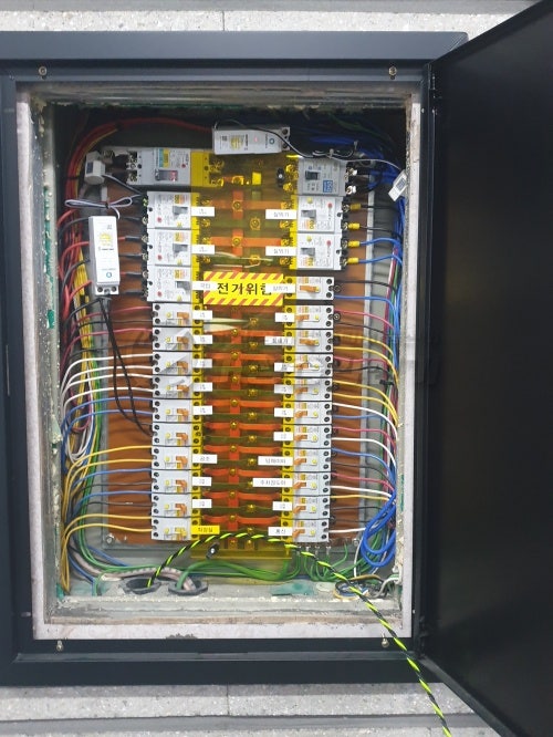 용인 타운하우스 EV충전기 설치 공사 시공 사진 3