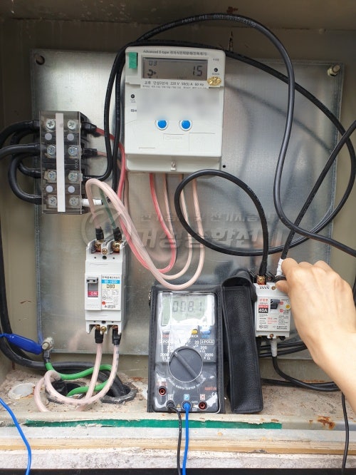 용인 타운하우스 EV충전기 설치 공사 시공 사진 9