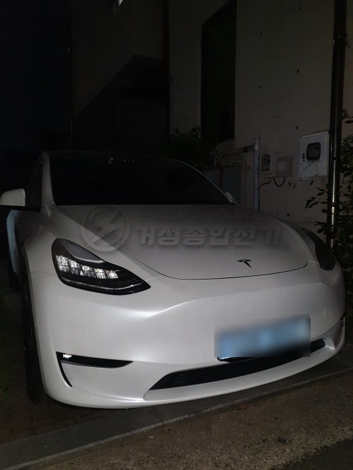 성남 빌라 테슬라 월커넥터 설치 공사 시공 사진 14