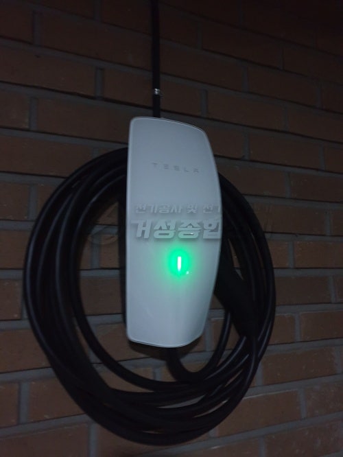 성남 빌라 테슬라 월커넥터 설치 공사 시공 사진 19