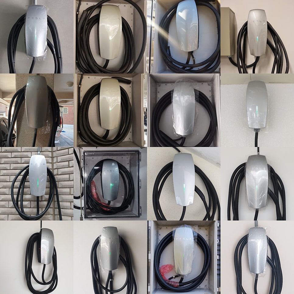 테슬라 젠3 월커넥터 설치 공사 시공 사진 23