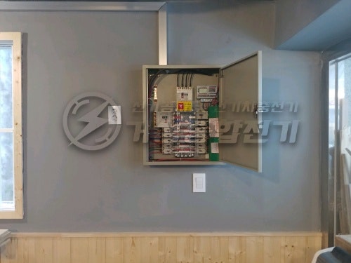 천호동 카페 전기 증설 10kW 공사 시공 사진 4